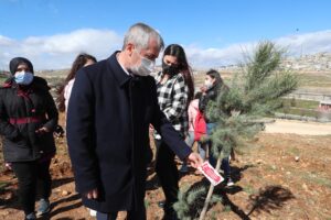 ŞEHİTLERİN İSMİ ŞAHİNBEY’DE FİDANLARDA YAŞAYACAK