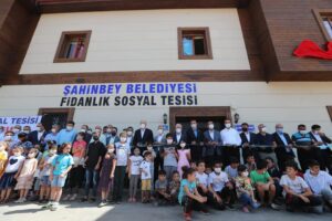 FİDANLIK SOSYAL TESİSİ TÖRENLE AÇILDI (Video Haber)
