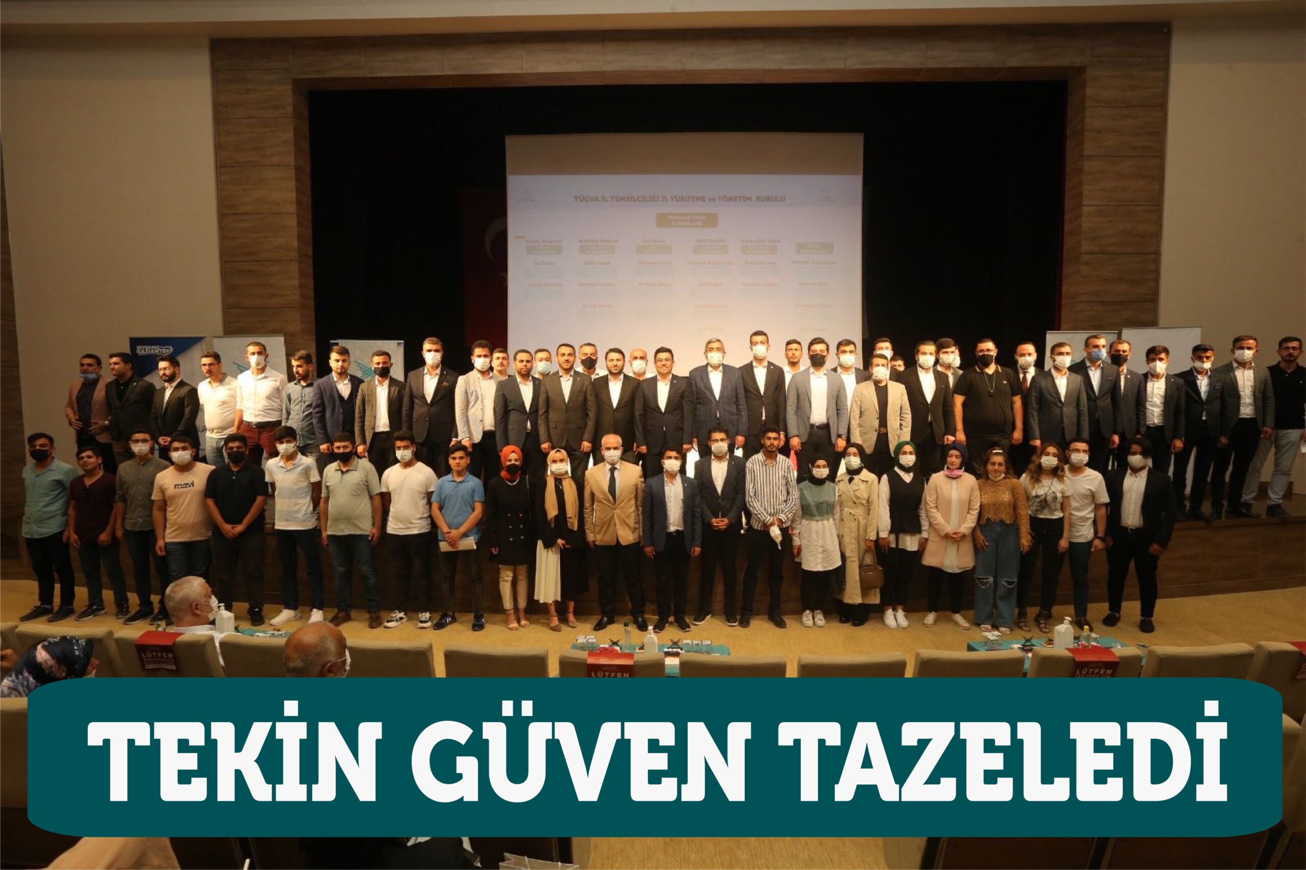 Türkiye Gençlik Vakfı (TÜGVA) Gaziantep İl Temsilciliğine Mahmud Tekin yeniden seçildi.