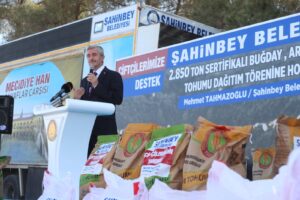 ŞAHİNBEY TARIMSAL DESTEKTE TÜRKİYE REKORUNU KIRDI