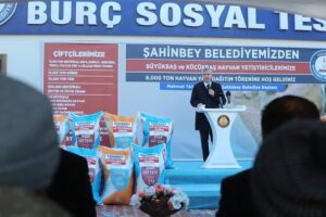 ŞAHİNBEY BELEDİYESİ’NİN YEM DESTEĞİ 32.000 TON’U BULDU