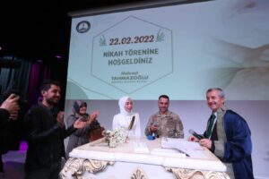 22.02.2022’DE 50 ÇİFT MUTLULUĞA ŞAHİNBEY’DE “EVET” DEDİ (Video Haber-Halil Eyyupoğlu)
