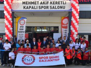MEHMET AKİF KERETLİ KAPALI SPOR SALONU AÇILIŞI GERÇEKLEŞTİ