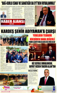 Gaziantep Haber Ajansı Bülteni Cuma 31.03.2023 e gazete