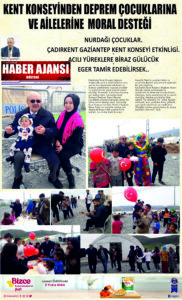 Gaziantep Haber Ajansı Bülteni Perşembe 23.03.2023 e gazete
