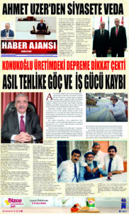 Gaziantep Haber Ajansı Bülteni Salı 04.04.2023 e gazete