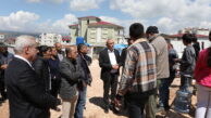 MELİH MERİÇ HORTUM FELAKETİNİN ARDINDAN PAZARCIK’I ZİYARET ETTİ