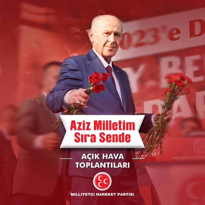 Milliyetçi Hareket Partisini aday listesini açıkladı