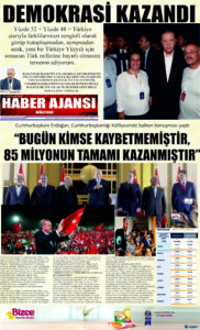 Gaziantep Haber Ajansı Bülteni Pazartesi 29.05.2023 e gazete