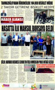 Gaziantep Haber Ajansı Bülteni Perşembe 18.05.2023 e gazete