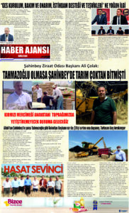 Gaziantep Haber Ajansı Bülteni Cuma 16.06.2023 e gazete
