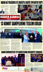 Gaziantep Haber Ajansı Bülteni Cuma 23.06.2023 e gazete