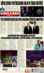 Gaziantep Haber Ajansı Bülteni Salı 06.06.2023 e gazete