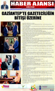 Gaziantep Haber Ajansı Bülteni Çarşamba 19.07.2023 e gazete