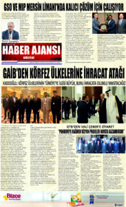 Gaziantep Haber Ajansı Bülteni Cuma 21.07.2023 e gazete