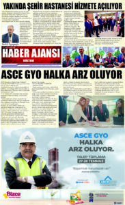 Gaziantep Haber Ajansı Bülteni Salı 25.07.2023 e gazete