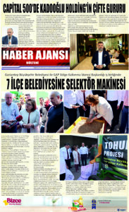 Gaziantep Haber Ajansı Bülteni Çarşamba 09.08.2023 e gazete