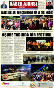 Gaziantep Haber Ajansı Bülteni Perşembe 10.08.2023 e gazete