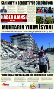 Gaziantep Haber Ajansı Bülteni Salı 22.08.2023 e gazete