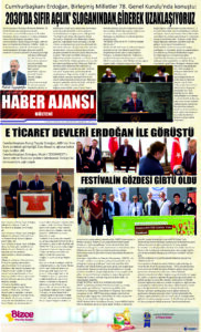 Gaziantep Haber Ajansı Bülteni Çarşamba 20.09.2023 e gazete