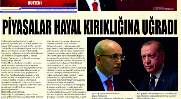 Gaziantep Haber Ajansı Bülteni Cuma 22.09.2023 e gazete