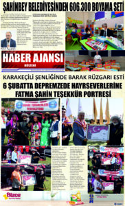 Gaziantep Haber Ajansı Bülteni Perşembe 07.09.2023 e gazete