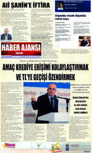 Gaziantep Haber Ajansı Bülteni Salı 31.10.2023 e gazete