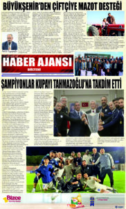 Gaziantep Haber Ajansı Bülteni Çarşamba 15.11.2023 e gazete