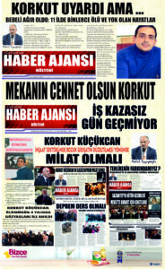 Gaziantep Haber Ajansı Bülteni Cuma 17.11.2023 e gazete