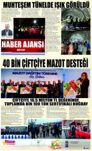 Gaziantep Haber Ajansı Bülteni Pazartesi 20.11.2023 e gazete