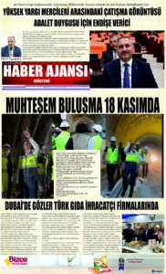 Gaziantep Haber Ajansı Bülteni Perşembe 09.11.2023 e gazete