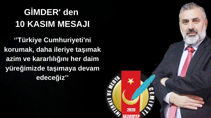 BAŞKAN SABAH’TAN 10 KASIM MESAJI