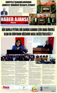 Gaziantep Haber Ajansı Bülteni Çarşamba 13.12.2023 e gazete