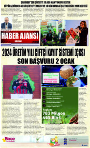 Gaziantep Haber Ajansı Bülteni Cuma 08.12.2023 e gazete
