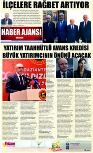 Gaziantep Haber Ajansı Bülteni Cuma 15.12.2023 e gazete