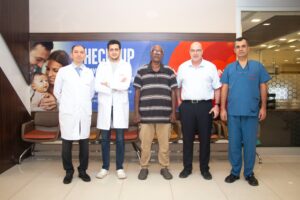 Ünlü Sudanlı Ressam, Medical Point’te Sağlığına Kavuştu.
