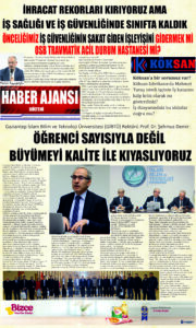Gaziantep Haber Ajansı Bülteni Çarşamba 24.01.2024 e gazete