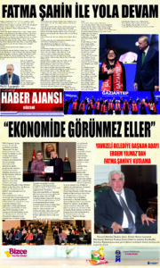 Gaziantep Haber Ajansı Bülteni Cuma 19.01.2024 e gazete