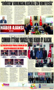 Gaziantep Haber Ajansı Bülteni Pazartesi 14.01.2024 e gazete