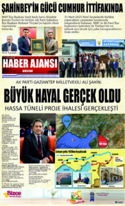 Gaziantep Haber Ajansı Bülteni Salı 09.01.2024 e gazete