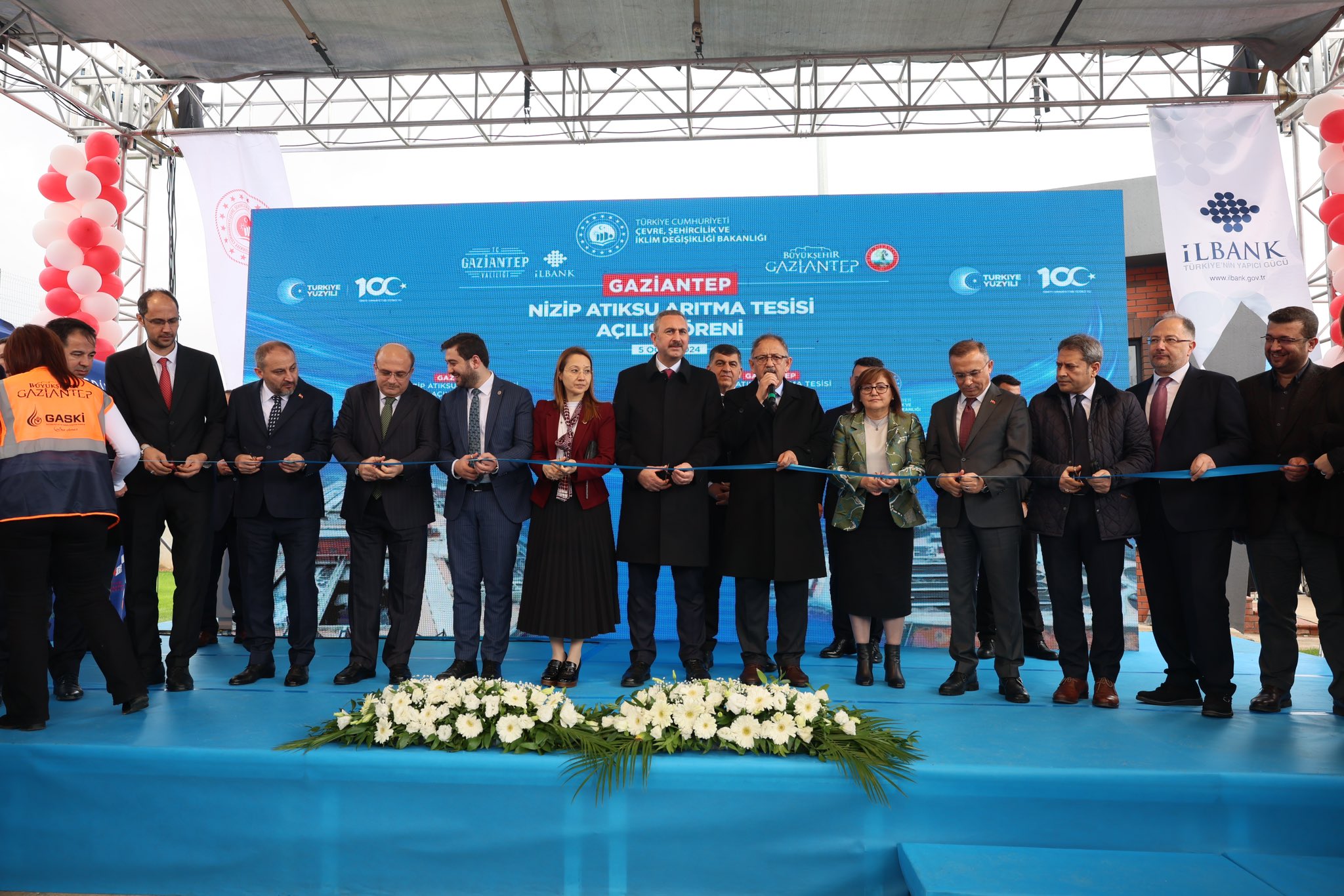 Nizip Atıksu Arıtma Tesisi’nin açılışı Gerçekleşti