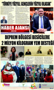 Gaziantep Haber Ajansı Bülteni Cuma 15.02.2024 e gazete
