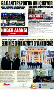 Gaziantep Haber Ajansı Bülteni Salı 27.02.2024 e gazete