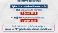 EMEKLİLERİN FAKLARINI ALACAĞI GÜN BELLİ OLDU