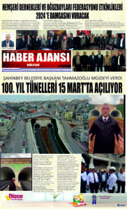 Gaziantep Haber Ajansı Bülteni Çarşamba 06.03.2024 e gazete
