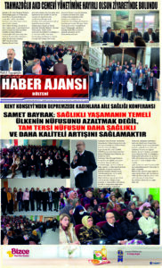 Gaziantep Haber Ajansı Bülteni Çarşamba 13.03.2024 e gazete