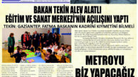 Gaziantep Haber Ajansı Bülteni Cuma 15.03.2024 e gazete