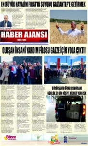 Gaziantep Haber Ajansı Bülteni Pazartesi 11.03.2024 e gazete