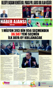 Gaziantep Haber Ajansı Bülteni Perşembe 28.03.2024 e gazete