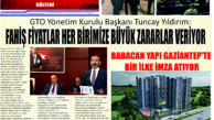 Gaziantep Haber Ajansı Bülteni Cuma 26.04.2024 e gazete